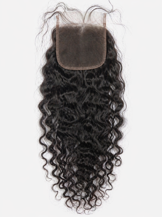 Raw Curly HD Lace Closure 5x5